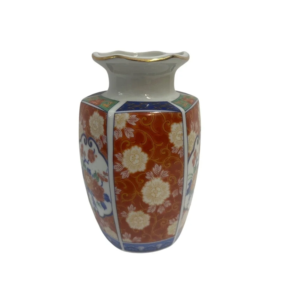 Andrea by Sadek Imari Vase 9.5